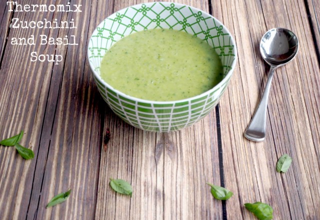 Thermomix Zucchini and Basil Soup