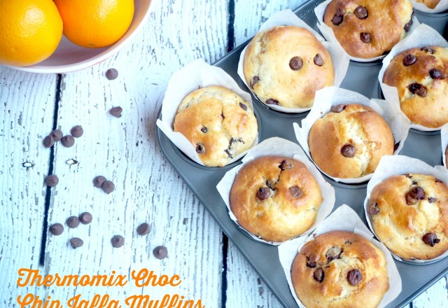 Thermomix Choc-Chip Jaffa Muffins