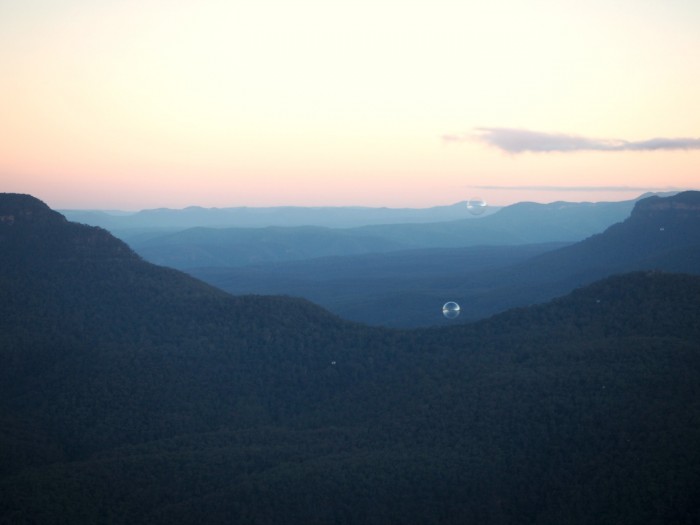 10 on 10  - Sunset at the Blue Sisters