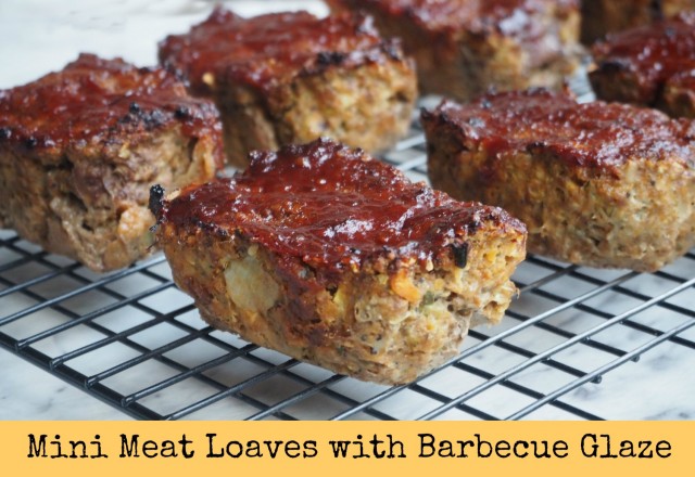 Mini Meat Loaves with Barbecue Glaze