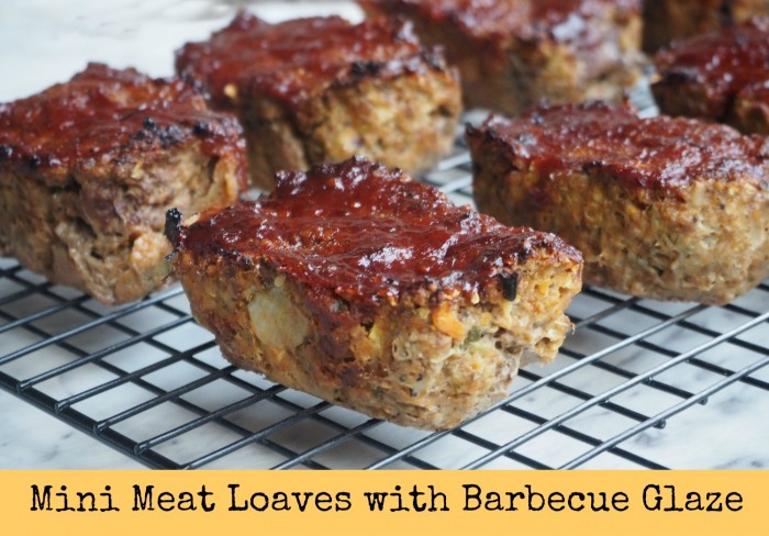 Mini Meat Loaves With Barbecue Glaze