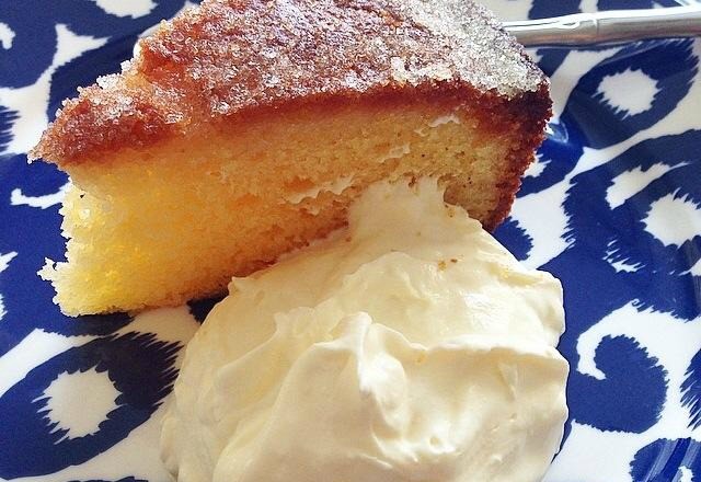 Thermomix Lemon Cake with Crunchy Topping