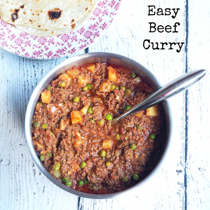 Easy Beef Curry 