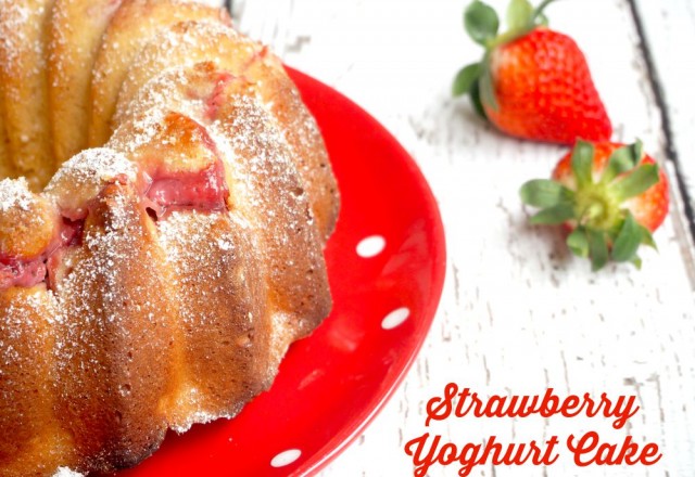 Strawberry Yoghurt Cake