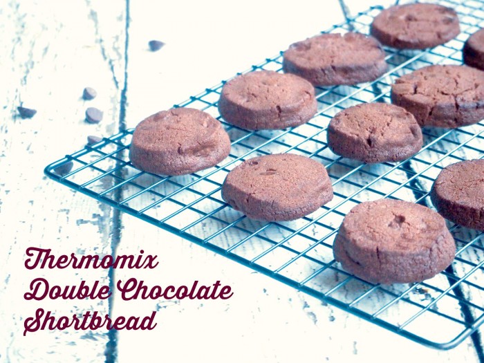 Thermomix Double Chocolate Shortbread text