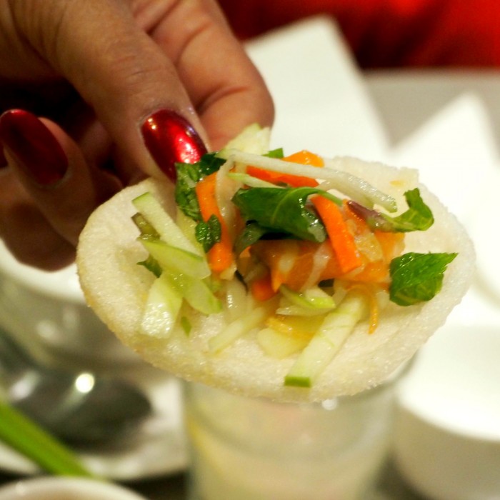 Raw Salmon Salad - Cabramatta Food Tour