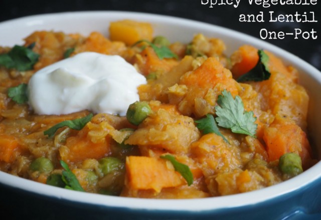 Meatless Monday – Spicy Vegetable and Lentil One-Pot