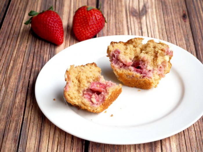 Strawberry and White Chocolate Muffins