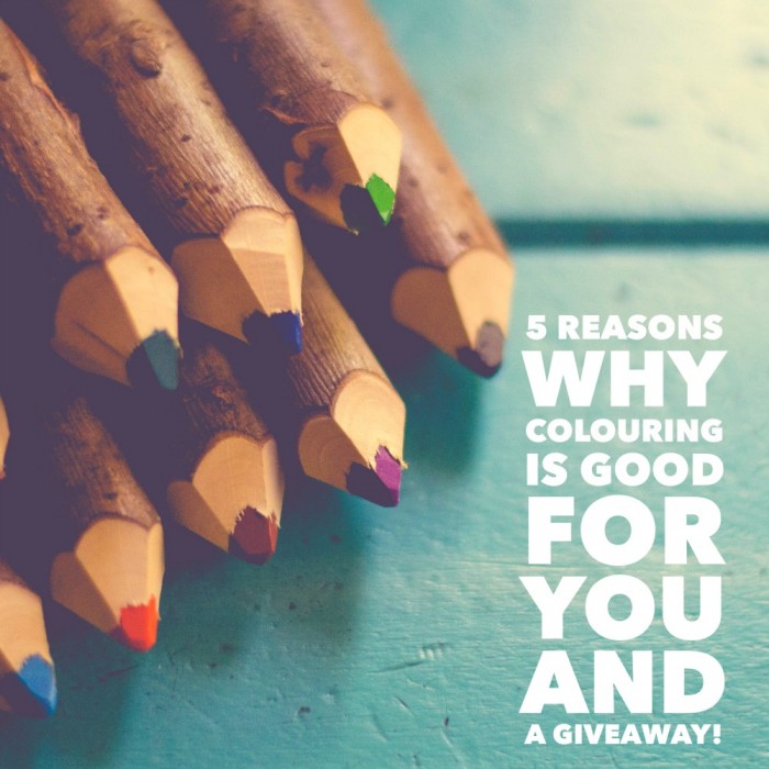 5 reasons why colouring is good for you and a giveaway