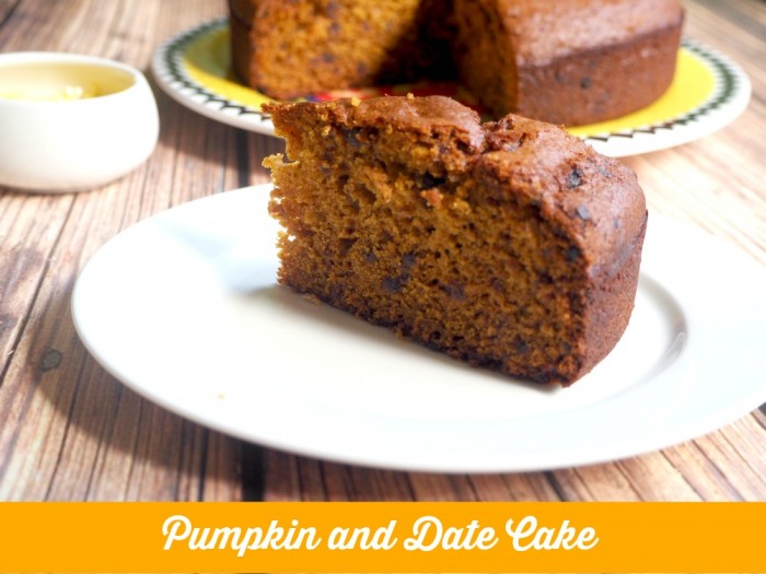 Pumpkin and Date Cake