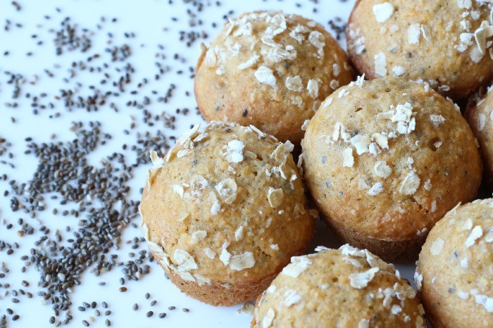 Pumpkin and Chia Muffins