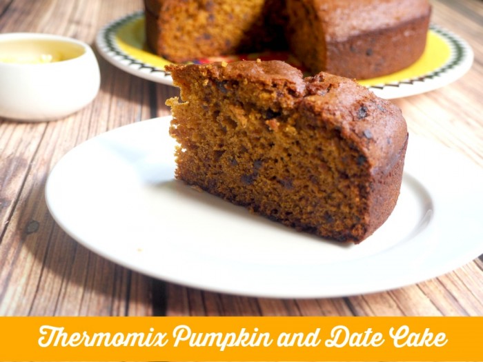 Thermomix Pumpkin and Date Cake