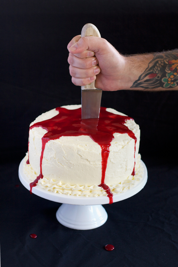 Love Swah Halloween Blood Cake