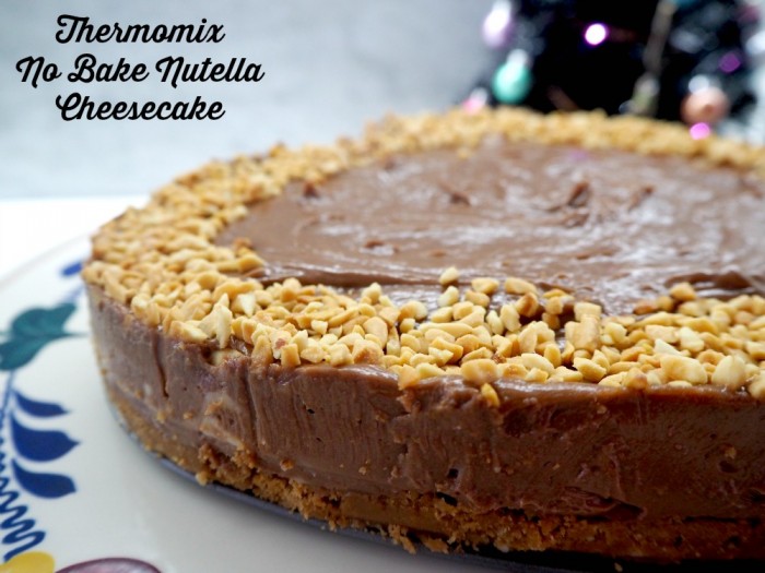 Thermomix No Bake Nutella Cheesecake