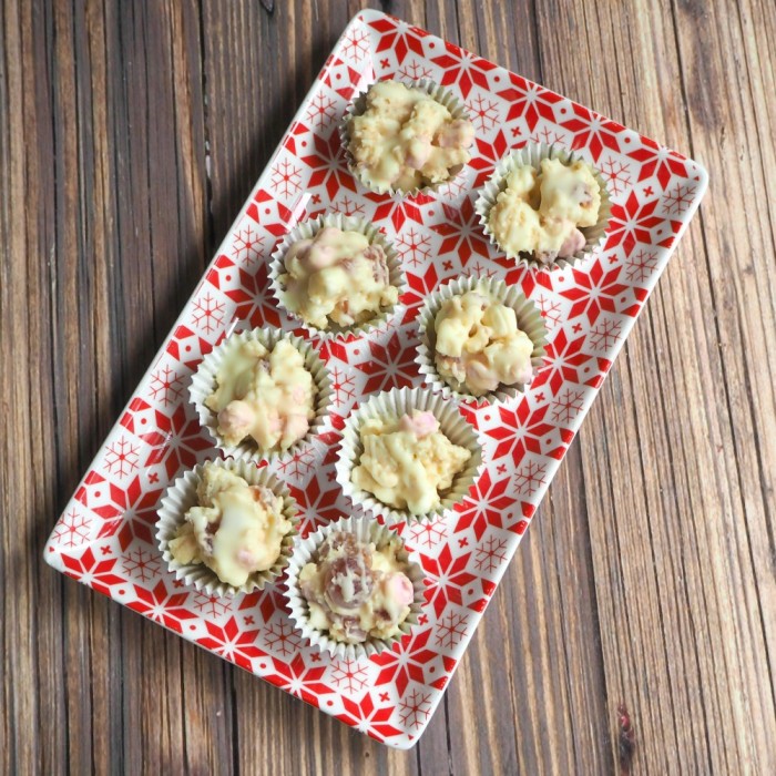 White Chocolate Christmas Bites