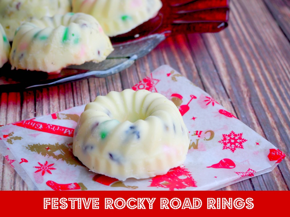 Festive Rocky Road Rings