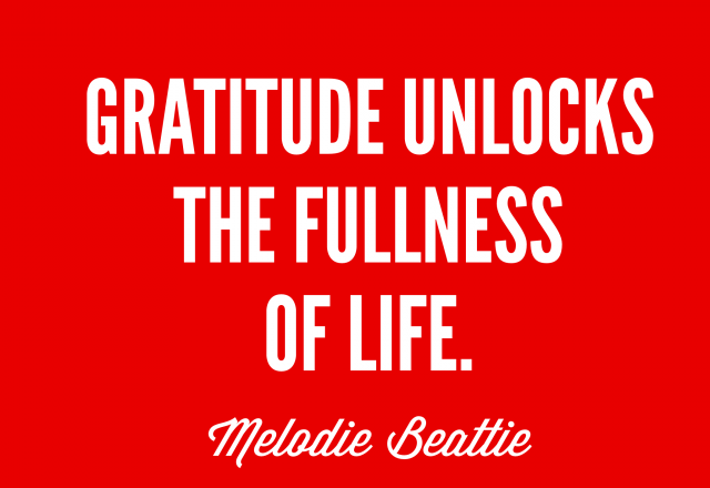 Wednesday Words of Wisdom – Gratitude