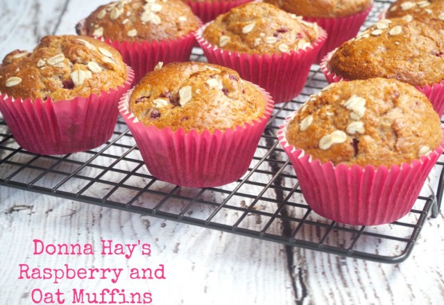 Donna Hay’s Raspberry and Oat Muffins