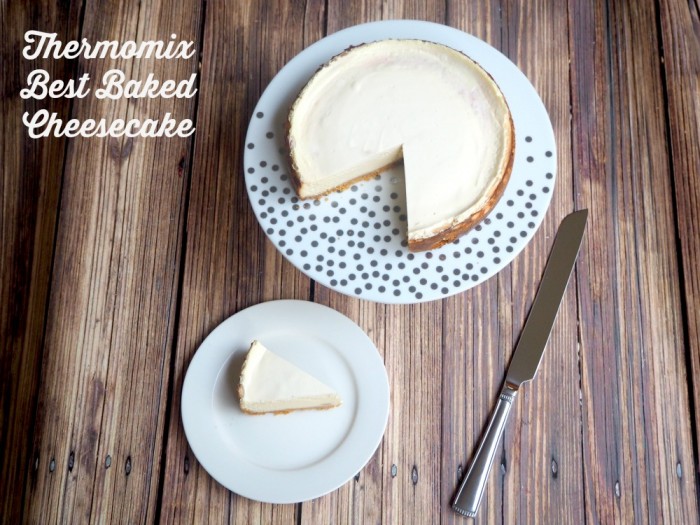 Thermomix Best Baked Cheesecake