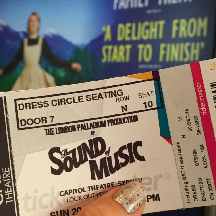 Sound of Music - ticket