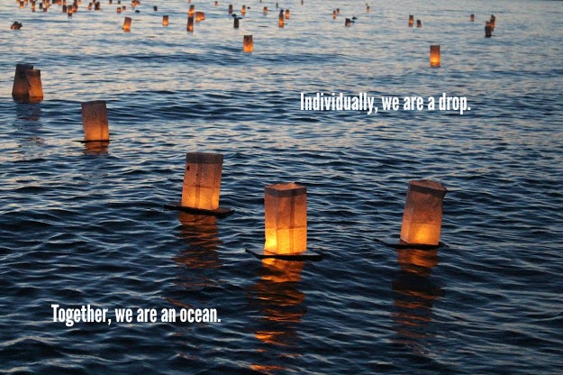 Together we are an ocean