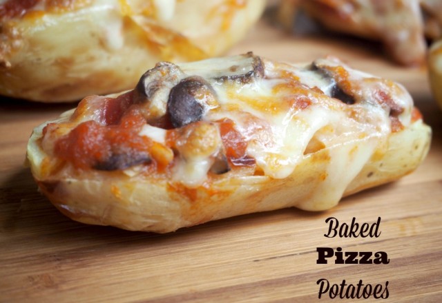 Meatless Monday – Baked Pizza Potatoes