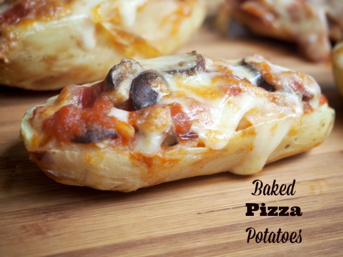 Baked Pizza Potatoes