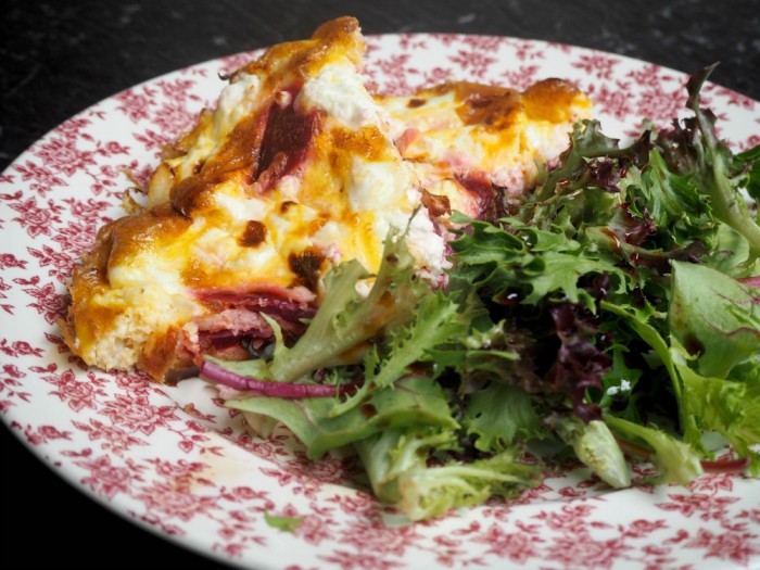 Beetroot and Feta Frittata