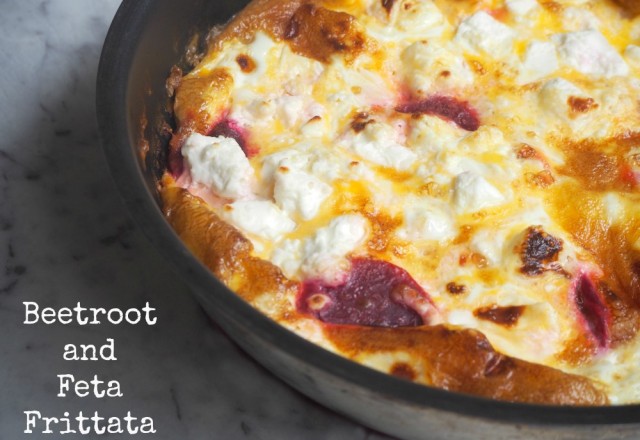 Meatless Monday – Beetroot and Fetta Frittata