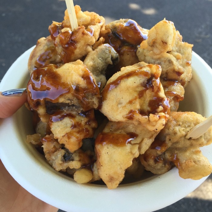 Tempura mushrooms