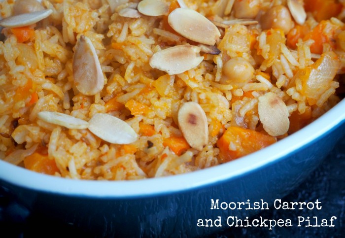 Moorish Carrot and Chickpea Pilaf