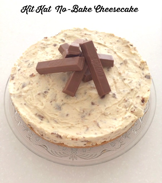 Kit Kat No Bake Cheesecake