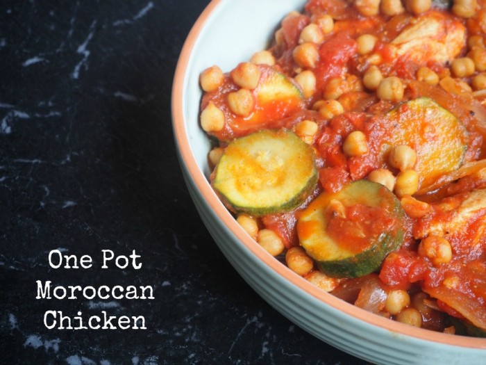 One Pot Moroccan Chicken