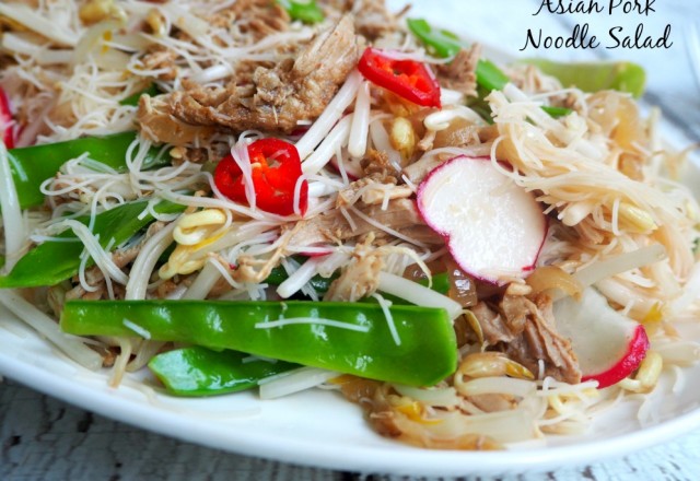 Asian Pork Noodle Salad