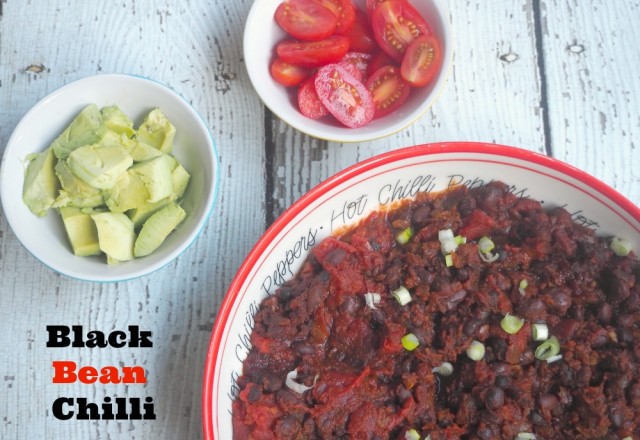 Meatless Monday – Black Bean Chilli