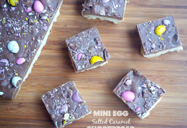 Mini Egg Salted Caramel Shortbread