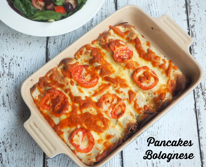 Pancakes Bolognese