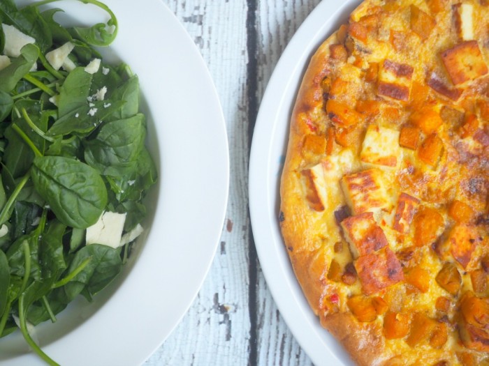 Pumpkin, Halloumi and Red Chilli Frittata