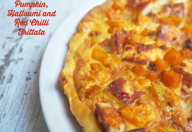 Meatless Monday – Pumpkin, Halloumi and Red Chilli Frittata