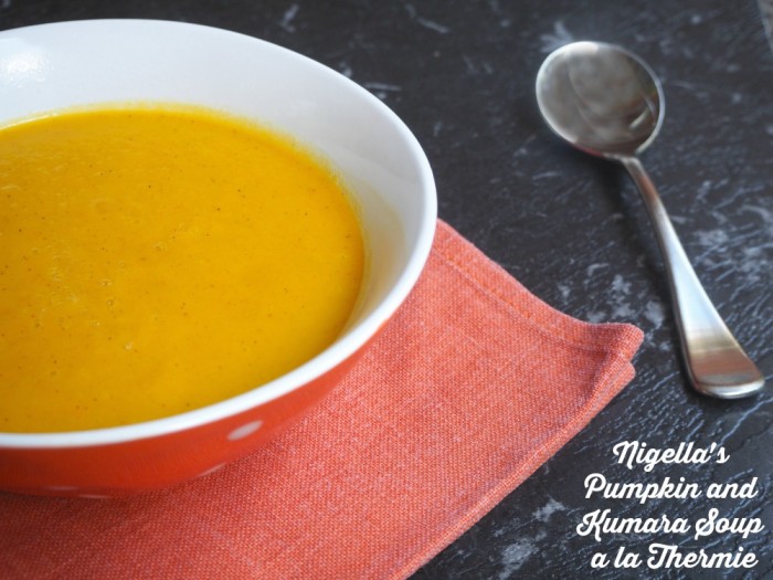 Thermomix Pumpkin and Kumara Soup a la Thermie