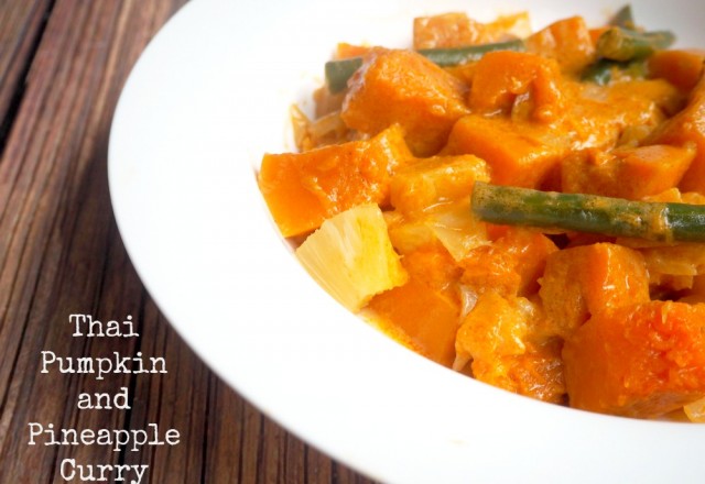Meatless Monday – Thai Pumpkin and Pineapple Curry