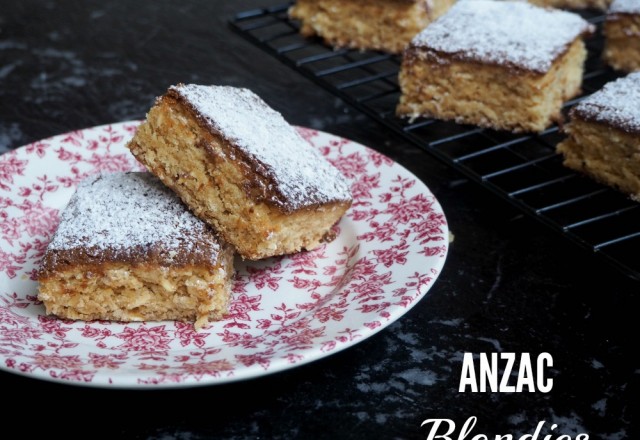 ANZAC Blondies