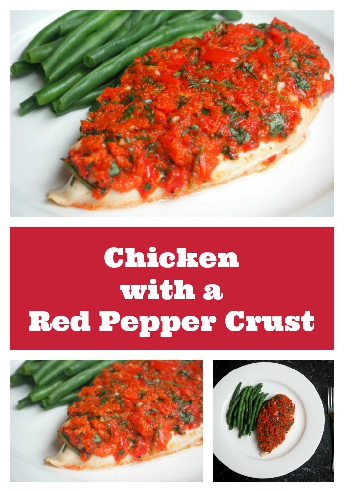 Chicken with a Red Pepper Crust