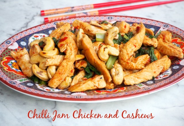 Chilli Jam Chicken and Cashews