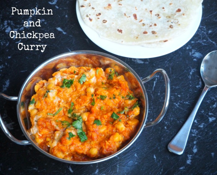 Pumpkin and Chickpea Curry