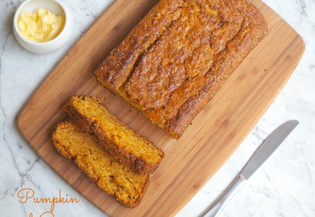 Pumpkin and Ginger Tea Bread