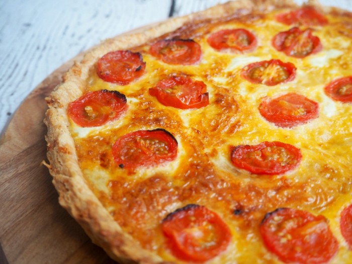 Roasted Tomato and Cheese Tart