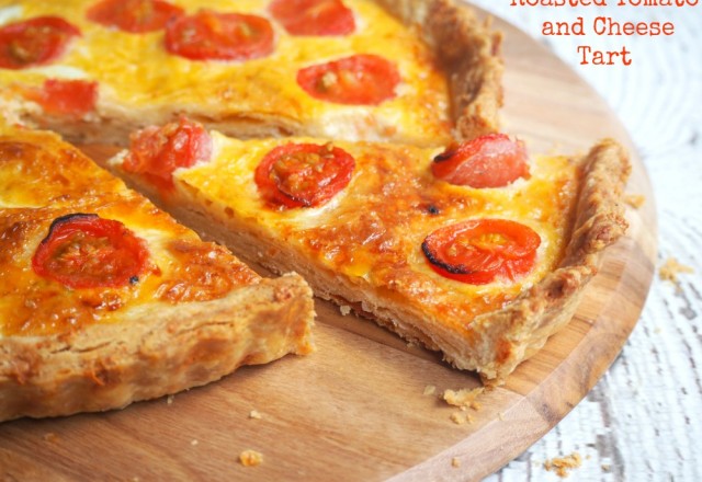 Meatless Monday – Roasted Tomato and Cheese  Tart