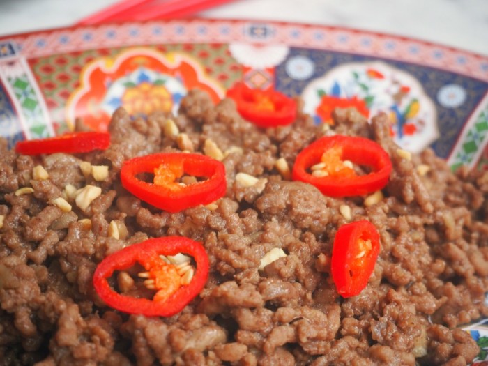 Sticky Beef with Broccolini