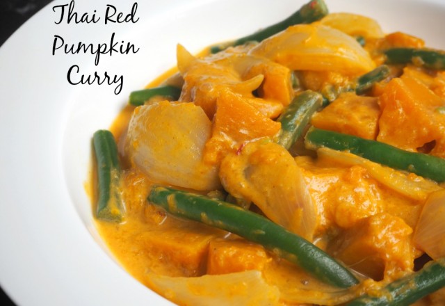 Meatless Monday – Thai Red Pumpkin Curry